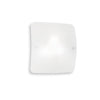 Plafonnier Celine 2 lumières blanc, verre