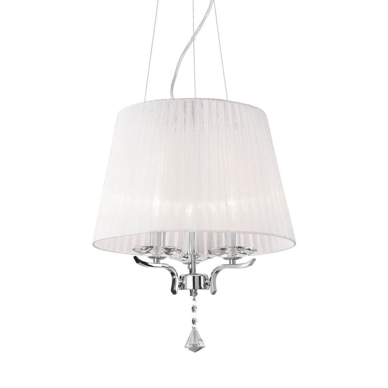 Suspension Pegaso 3 lumières blanche, verre