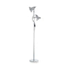 Lampadaire Polly 2 lumières chromé