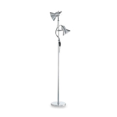 Lampadaire Polly 2 lumières chromé