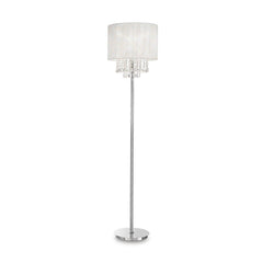 Lampadaire Opera blanc, cristal