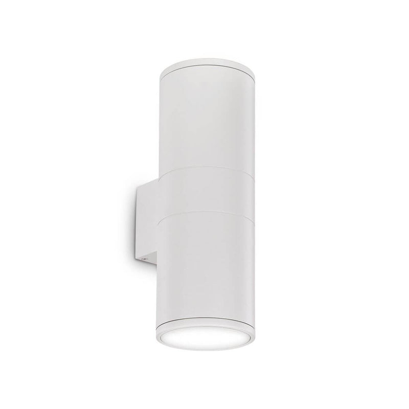 Applique extérieure GUN 2 lumières blanche, L 31 cm