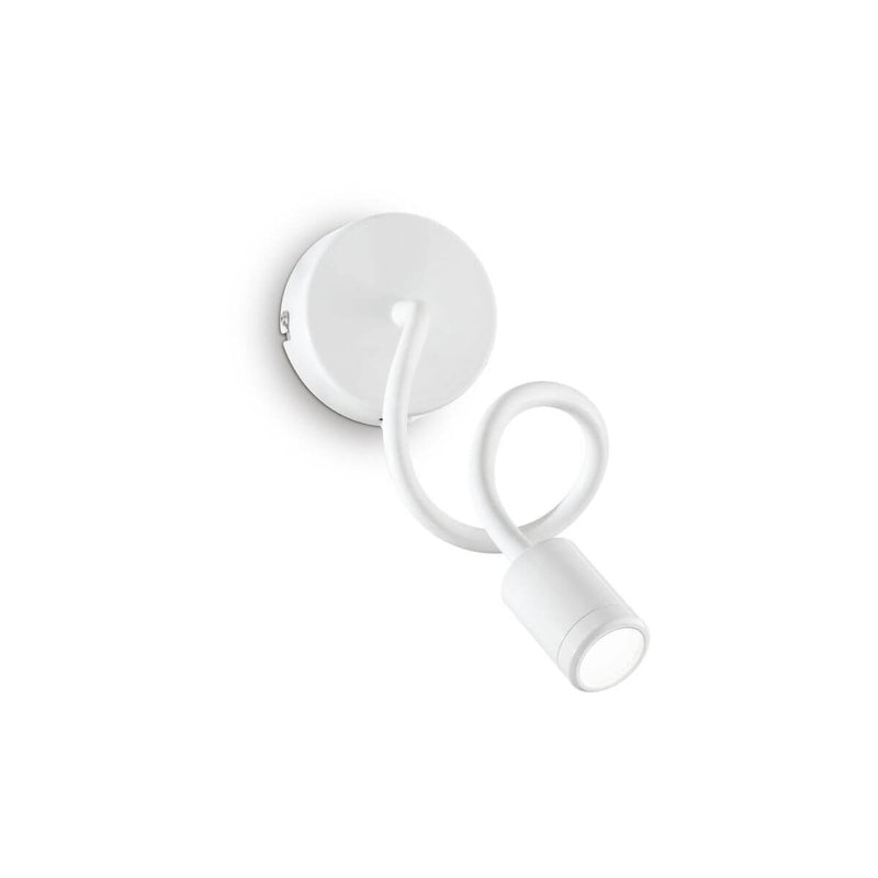 Applique murale Focus blanche, Ø 10 cm