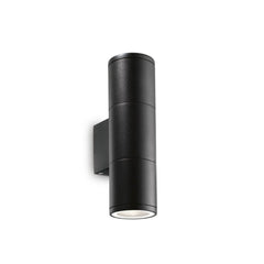 Applique extérieure GUN 2 lumières noire, L 21 cm