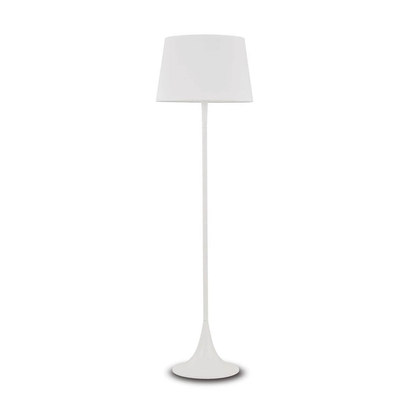 Lampadaire London blanc, tissu