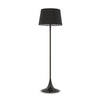 Lampadaire London noir, tissu