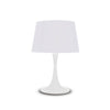 Lampe à poser London blanche, tissu, Ø 32 cm