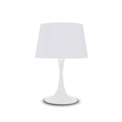 Lampe à poser London blanche, tissu, Ø 32 cm