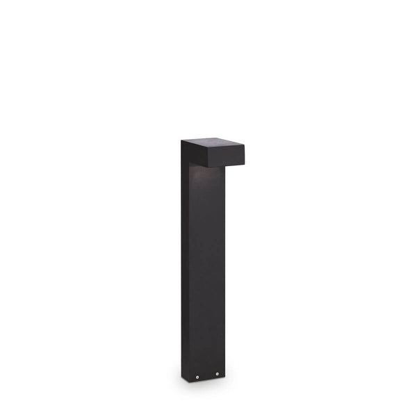 Lampadaire extérieur Sirio 2 lumières noir, L 15 cm