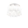 Plafonnier Compo 10 lumières blanc, verre