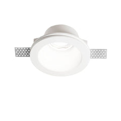 Spot encastrable Samba blanc, plâtre, Ø 12 cm