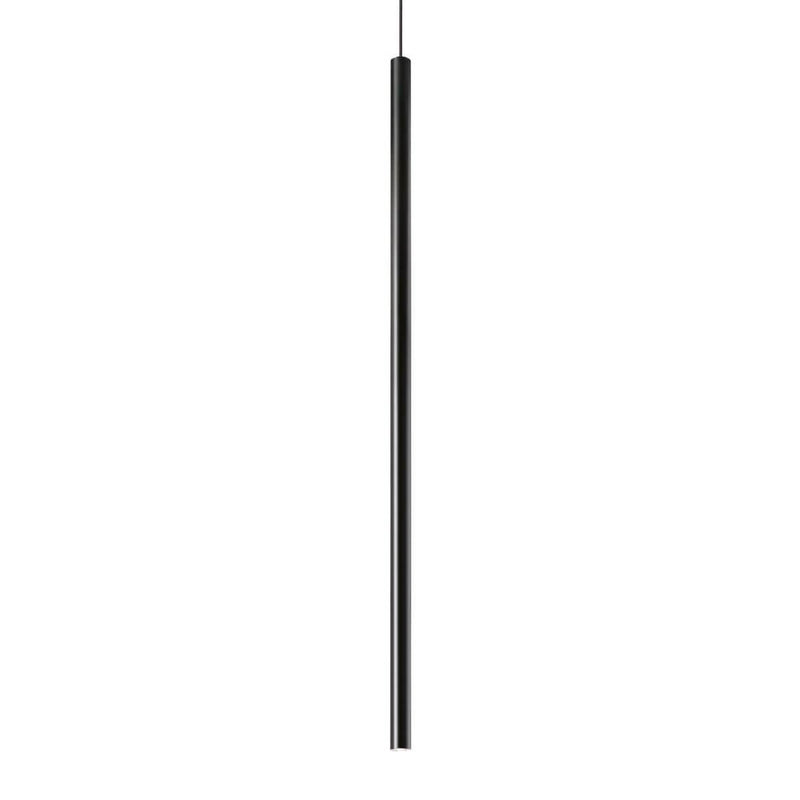 Suspension Ultrathin noire, H 100 cm