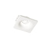 Spot encastrable Zephyr blanc, plâtre, L 12 cm