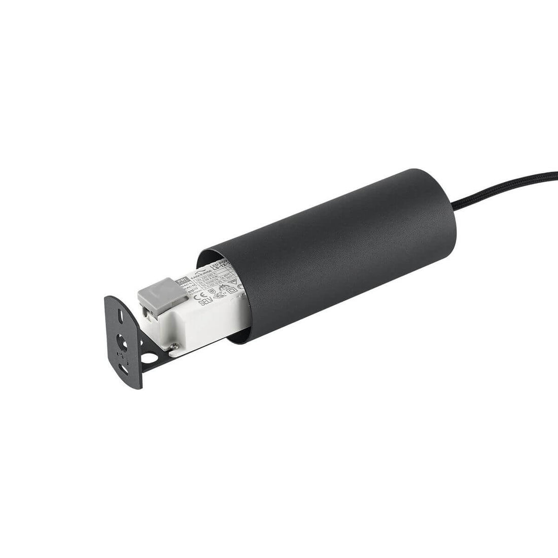 Suspension Ultrathin noire, H 40 cm (156699)
