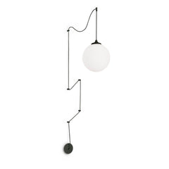 Suspension BOA noire, verre