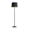 Lampadaire Nordik noir, tissu