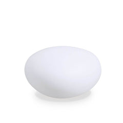 Lampadaire extérieur Sasso blanc, L 32 cm