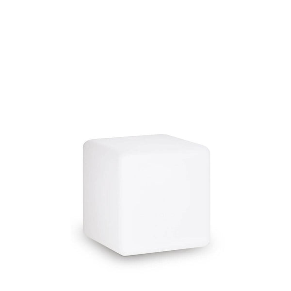 Lampadaire extérieur Luna blanc, L 30 cm