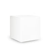 Lampadaire extérieur Luna blanc, L 50 cm