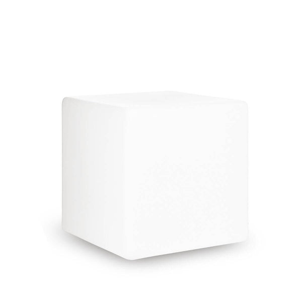Lampadaire extérieur Luna blanc, L 50 cm