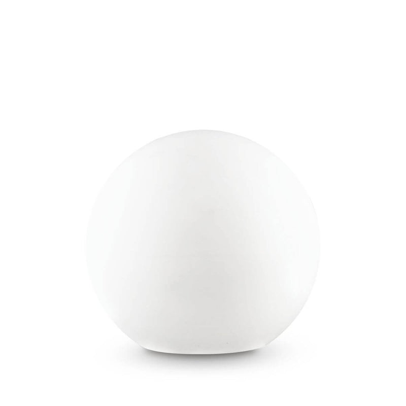 Lampadaire extérieur Sole blanc, Ø 50 cm