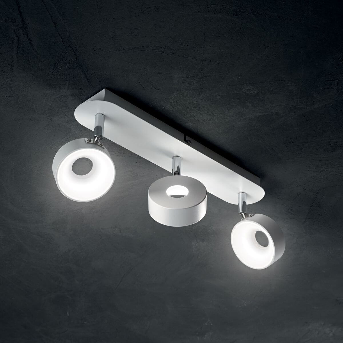 Plafonnier OBY blanc, L 8 cm (196701)