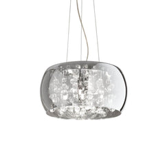 Suspension Audi-80 5 lumières fumée, verre