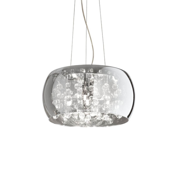 Suspension Audi-80 5 lumières fumée, verre