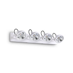 Plafonnier Glim 4 lumières blanc