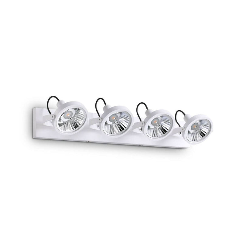 Plafonnier Glim 4 lumières blanc