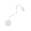 Applique murale Focus blanche, Ø 8,5 cm