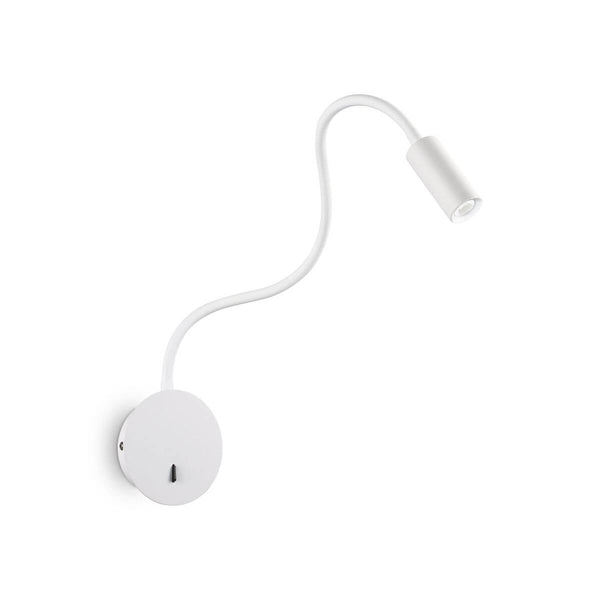 Applique murale Focus blanche, Ø 8,5 cm