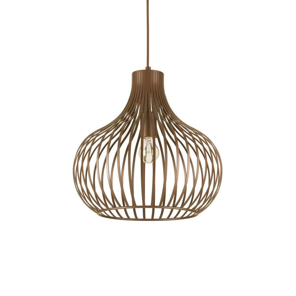 Suspension Onion marron, Ø 38 cm