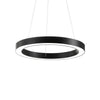 Suspension Oracle noire, Ø 60 cm