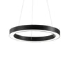 Suspension Oracle noire, Ø 70 cm