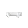 Applique murale Rudy 2 lumières blanche (229041)