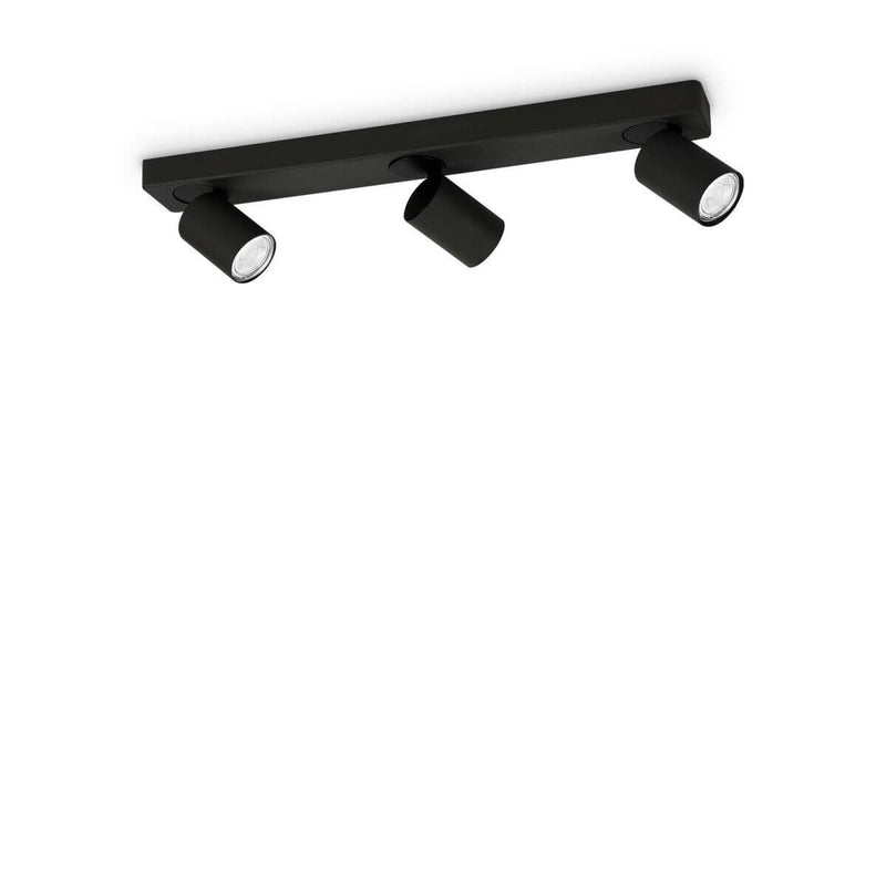 Plafonnier Rudy 3 lumières noir (229058)