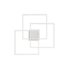 Plafonnier Frame blanc, L 55,8 cm