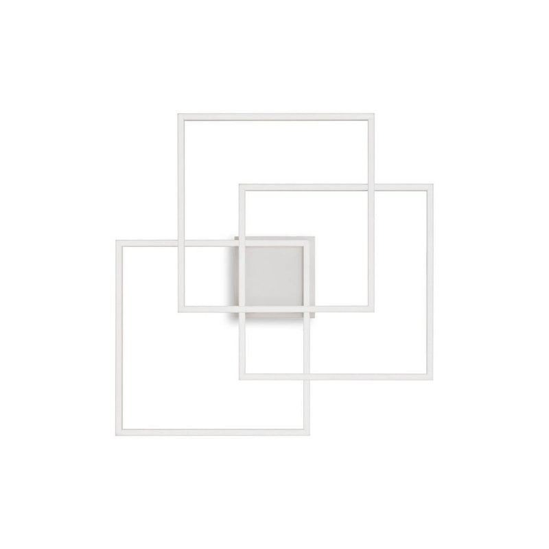 Plafonnier Frame blanc, L 55,8 cm