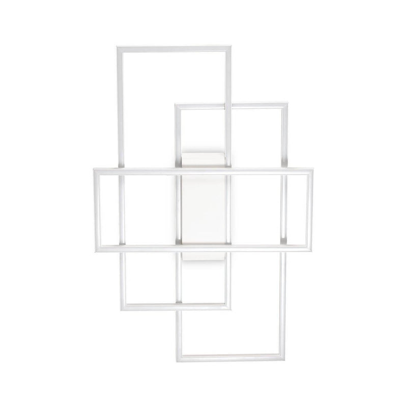 Plafonnier Frame blanc, L 62,5 cm