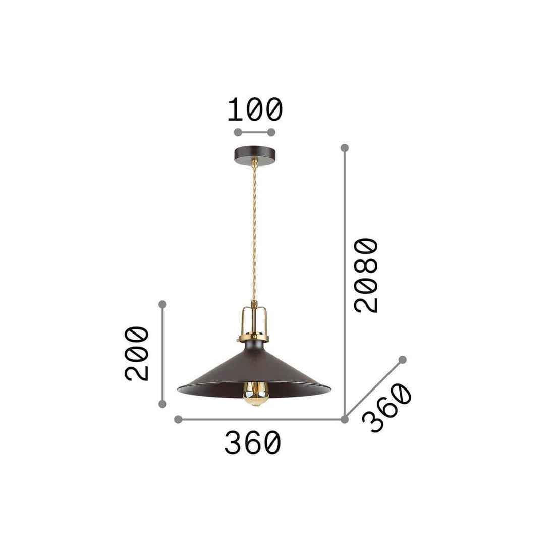 Suspension luminaire | Eris Ø 36 cm