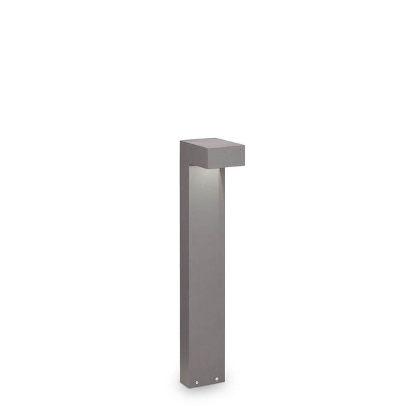 Lampadaire extérieur Sirio 2 lumières gris, L 15 cm
