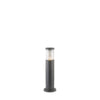 Lampadaire extérieur Tronco anthracite, H 15,8 cm