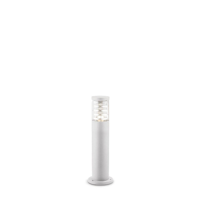 Lampadaire extérieur Tronco blanc, H 15,8 cm