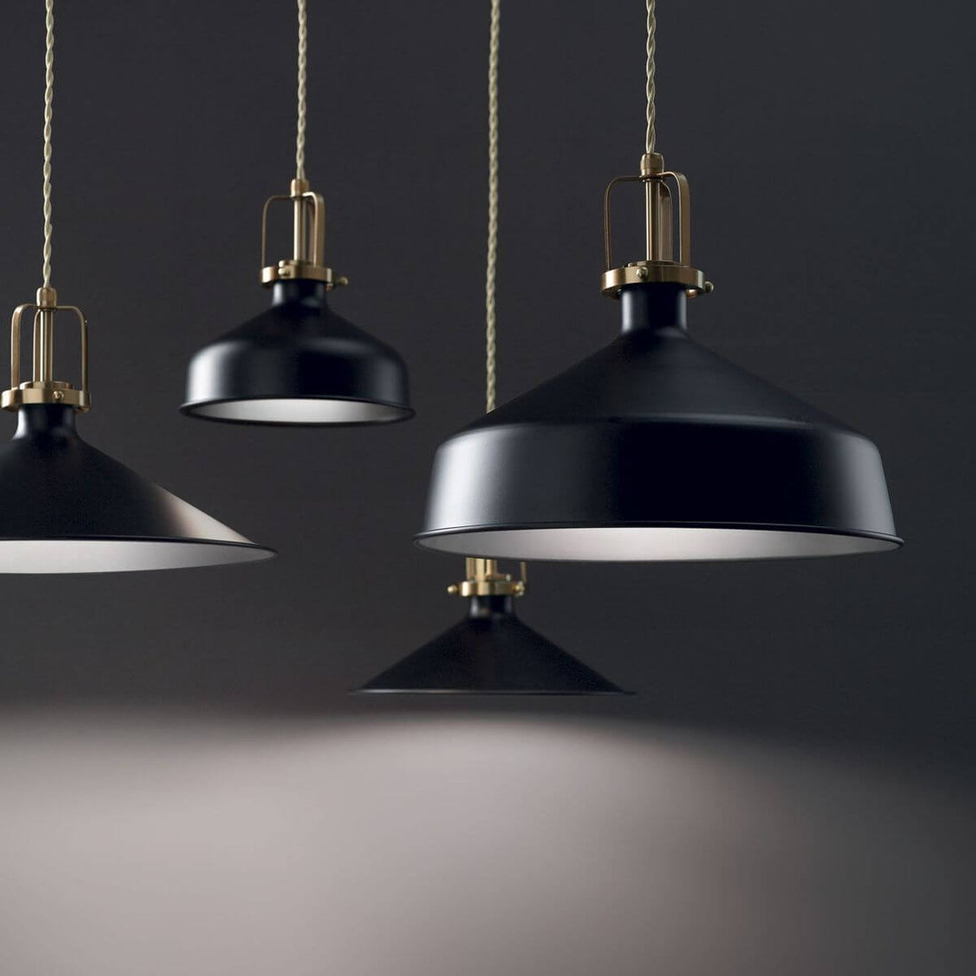 Suspension luminaire | Eris Noire Ø 33 cm