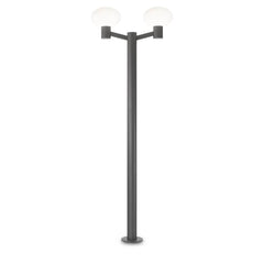 Lampadaire extérieur Clio 2 lumières anthracite