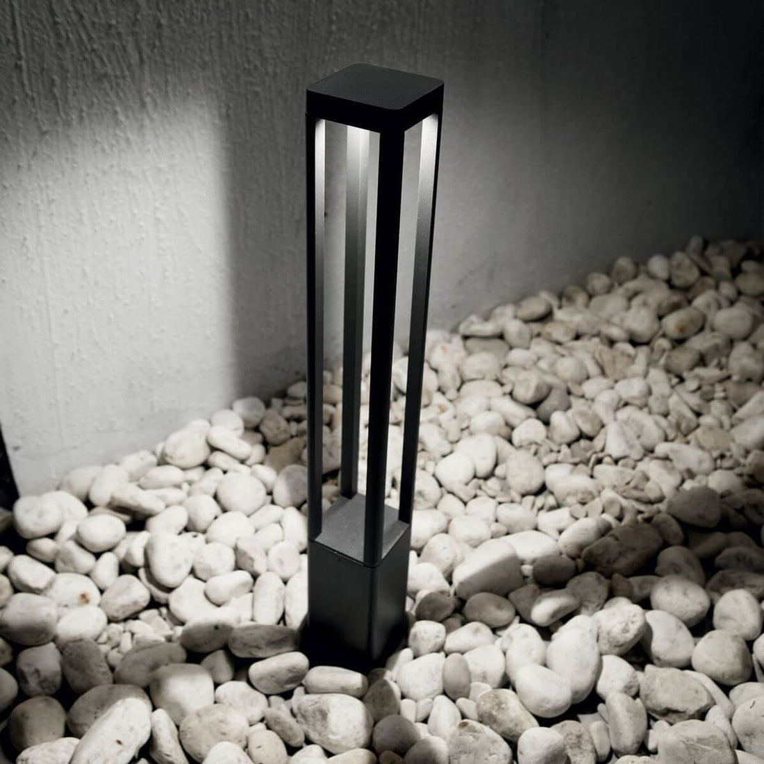 Lampadaire extérieur Tifone anthracite, verre (250953)
