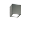 Plafonnier extérieur Techo anthracite, verre, L 15 cm