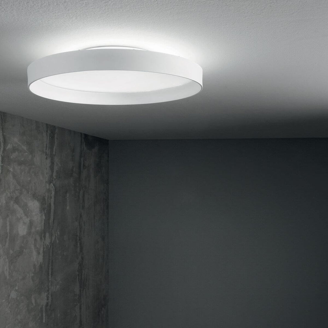 Plafonnier extérieur FLY blanc, Ø 45 cm (254272)