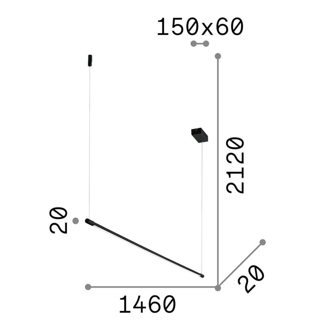 Suspension luminaire | Yoko Noire
